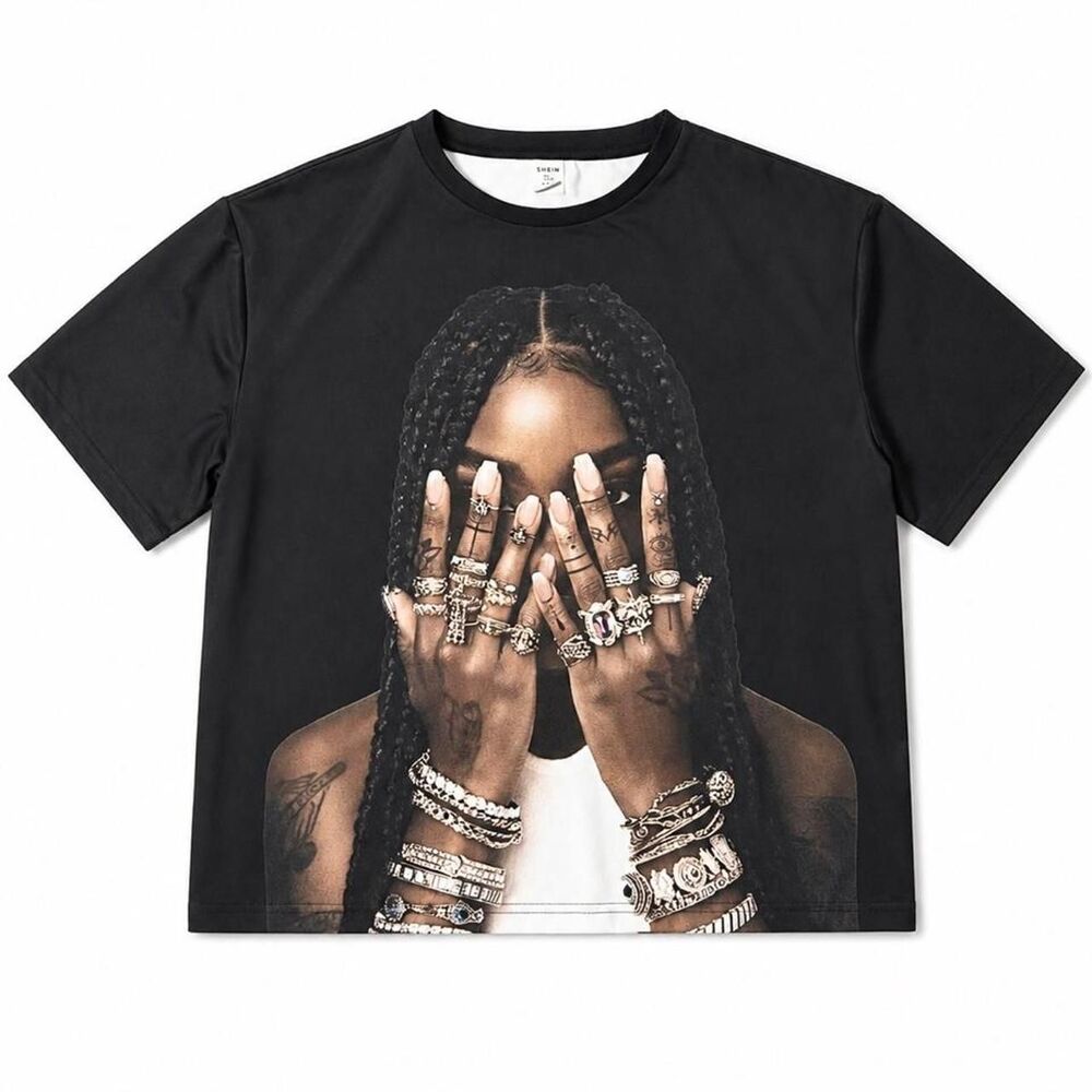 Unbranded Women's Black T-shirt